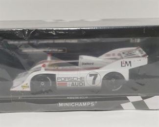 1206 MINI CHAMPS PORSCHE MODEL MIB, 1/18 SCALE
