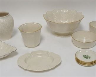 1227 11 PIECE LENOX LOT, LARGE BOWL IS 10 IN DIAMETER
