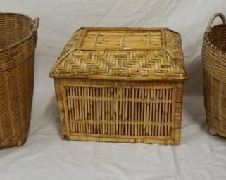 1279 LOT OF THREE BASKETS 
