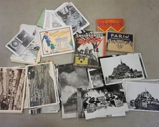 1307 LOT OF EPHEMERA/PHOTOS INCLUDING VINTAGE POSTCARDS  
