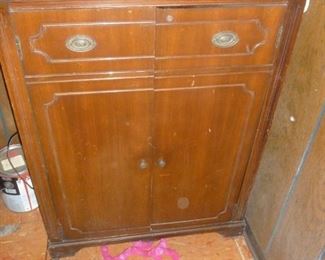vintage bar cabinet
