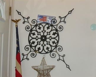 Metal wall decoration