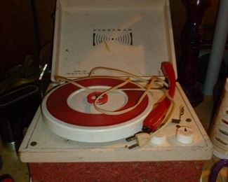 vintage record player