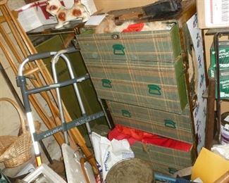 vintage steamer trunk