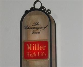 miller lighted sign