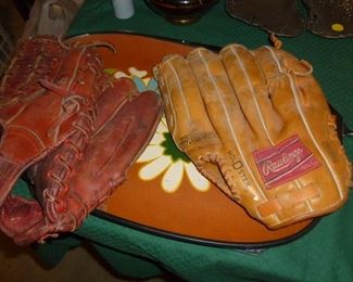 baseball gloves