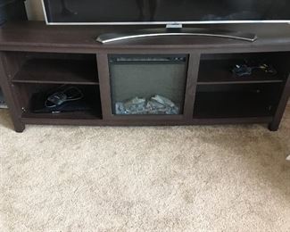 . . . a nice TV stand with electric fireplace