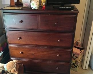 . . . a nice pine chest of drawers