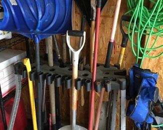 . . . lots of yard tools available