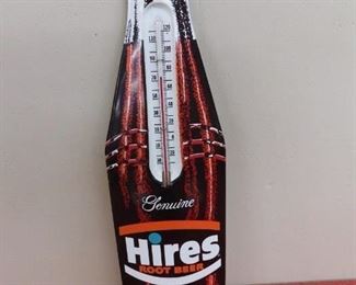 1950's Die Cut Bottle Thermometer(8" Wide and 28" Tall)