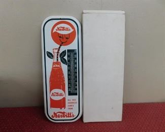 1950's Nesbitt's Thermometer in Box(6" Wide and 16" Tall) 