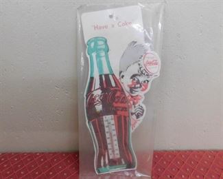 Coca Cola Sprite Boy Cardboard Thermometer Premium