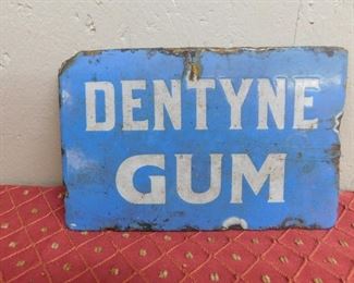 Porcelain Dentyne Gum Sign(Small)