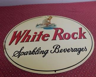 White Rock Ginger Ale Double Sided Hanging Sign(13" Tall and 17" Wide)