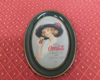 Original 1916 Coca Cola Tip Tray(Elaine Summer Girl)