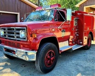 1984 GMC 7000 Sierra Fire Truck