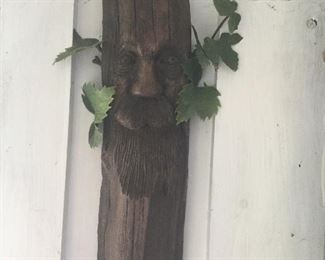 Carved German Forrest God 