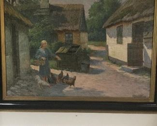 Alfred Larsen oil on canvas 