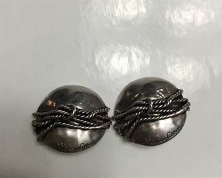 Sidney Caron Modernist earrings 