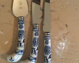 Vintage Prill Sheffield blue onion 