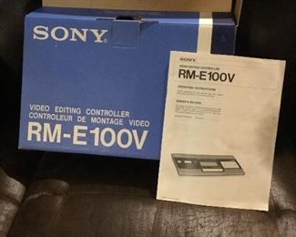 Sony Video editing controller