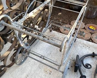 Tons of iron patio decor and furniture!