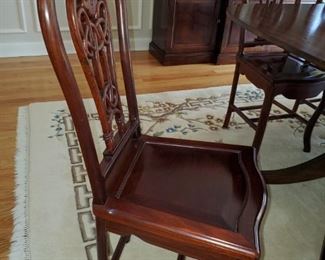 Rosewood Chairs, 10 matching 