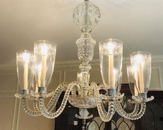Waterford Chandelier 6 arm 31” wide x 41” tall 