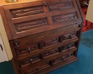 This is one wonderrful piece. Secretary Desk Cabinet with all the right detailing. 