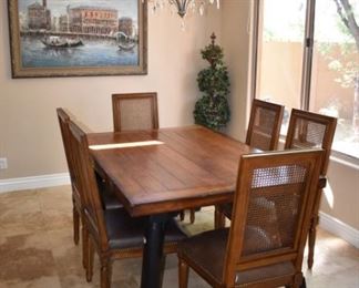 Table has 2 leaves (not shown)