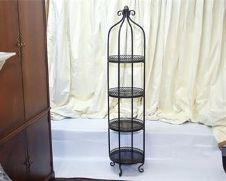 3. Decorative Metal Shelf