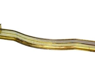 15. Georgian Style Serpentine Fireplace Fender