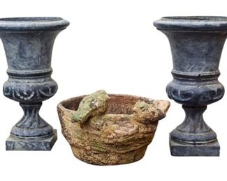 30. Pair of Campana Form Urns