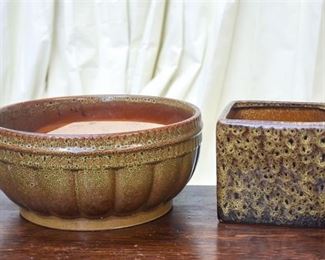 31. Two 2 Decorative Glazed Ceramic Items