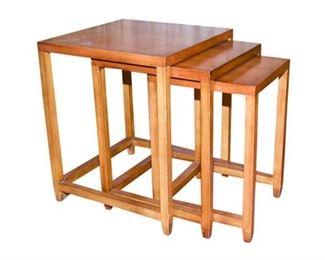 63. Set of Three 3 Nesting Tables