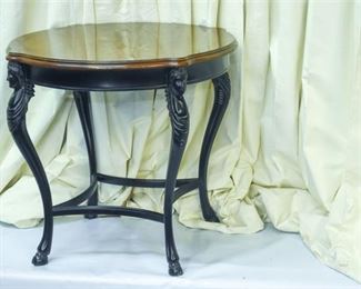 105. Ebonized Side Table