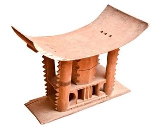 Carved ASHANTI Stool