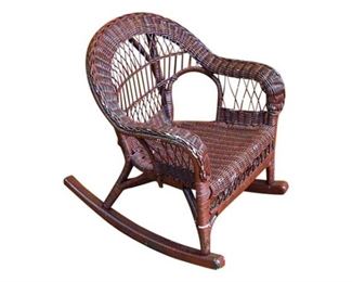 Childs Wicker Rocker