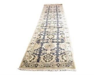 Hand Knotted Oushak Style Runner
