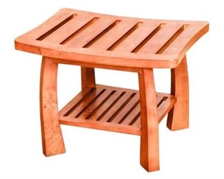 OCEANSTAR Storage Shelf Spa Bench