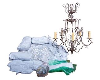 Louis XV Style Metal Chandelier