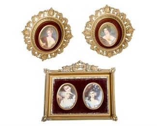 Group Lot Cameo Creations Reproduction Miniatures