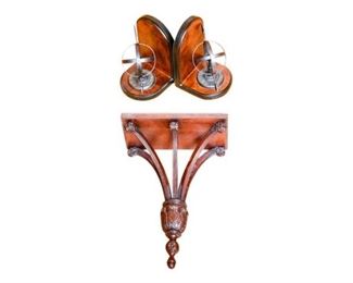 Pair of Decorative Bookends Wall Bracket