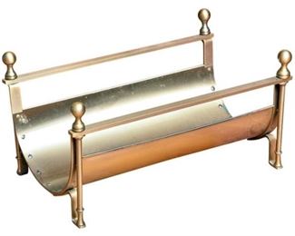 Brass Log Caddy