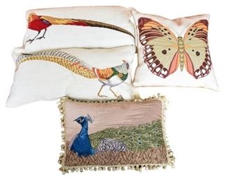 Four 4 Miscellaneous Throw Pillows
