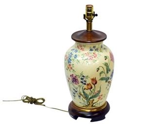 Handpainted Porcelain Lamp