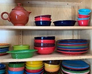 Large collection of modern Fiesta dishes