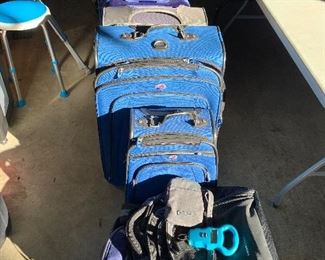 Lots of new, modern luggage