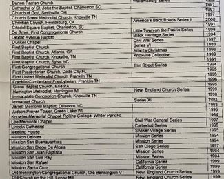 Inventory of Cat's Meow Churches