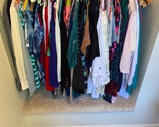 View of second closet